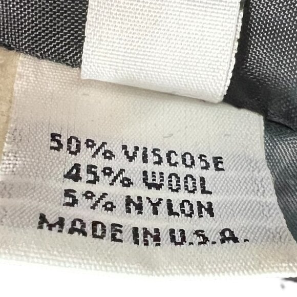 Bebe Vintage 90s Black Cinched Waist Long Blazer Wool Blend Made in USA, Size 4 - Picture 9 of 12